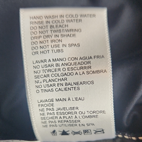 Calvin Klein Black Floral One-Piece Swimsuit - Picture 6 of 6